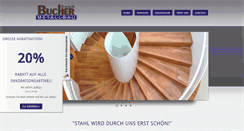 Desktop Screenshot of metallbau-bucher.de